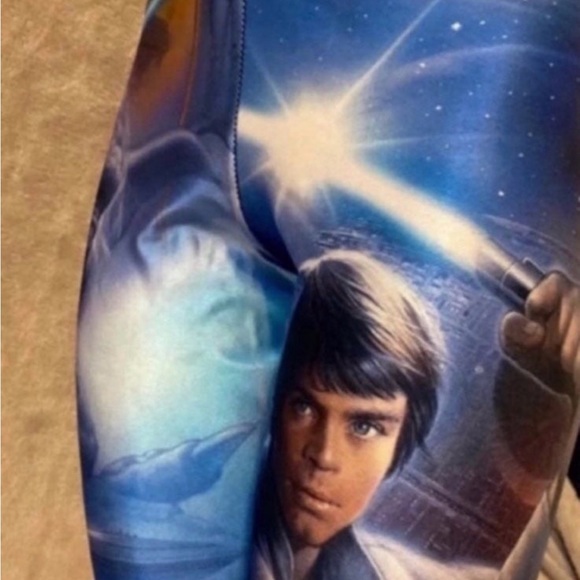 Blackmilk Star Wars Montage graphic Leggings - Picture 6 of 11